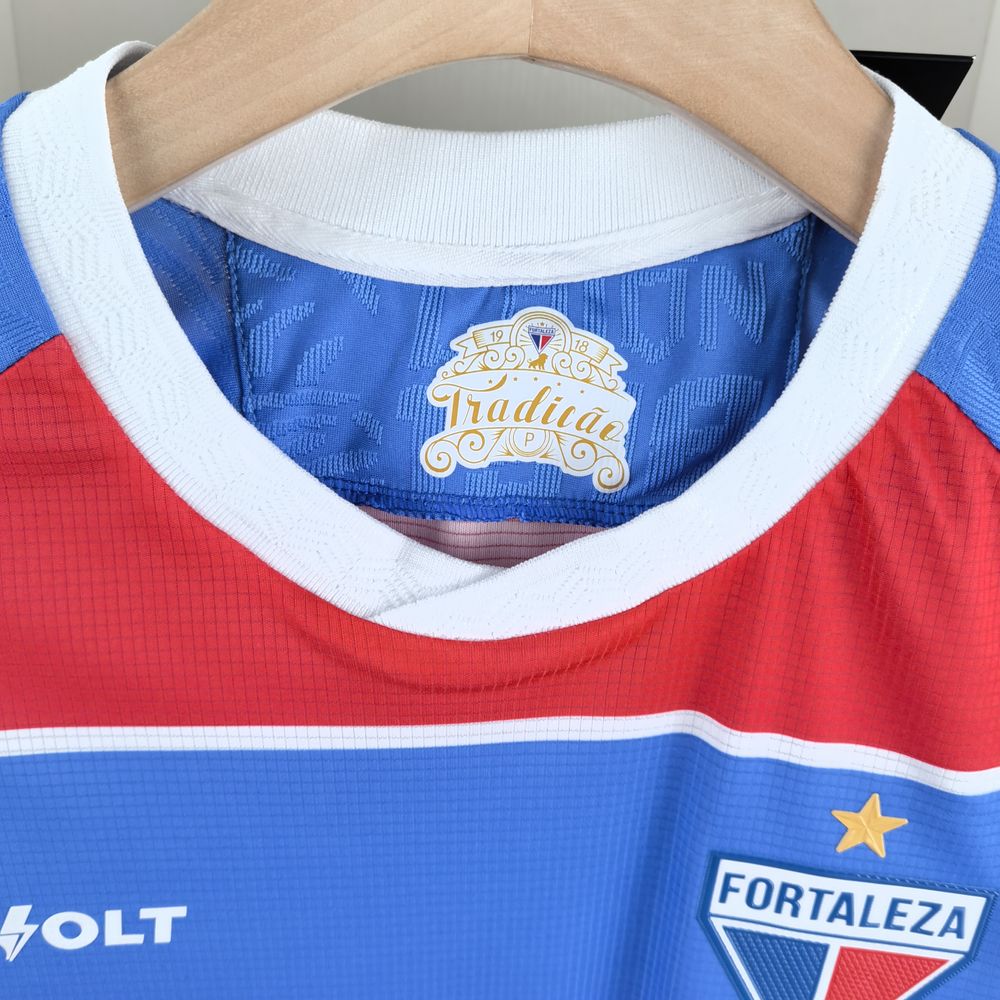 Camisa Feminina Fortaleza I - 2024/25 Azul e Vermelha