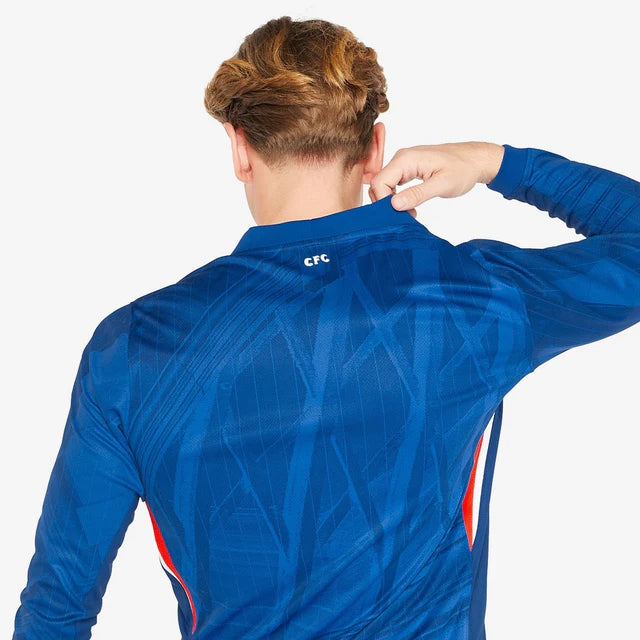Camisa Manga Longa Chelsea I - 2025/26 Azul