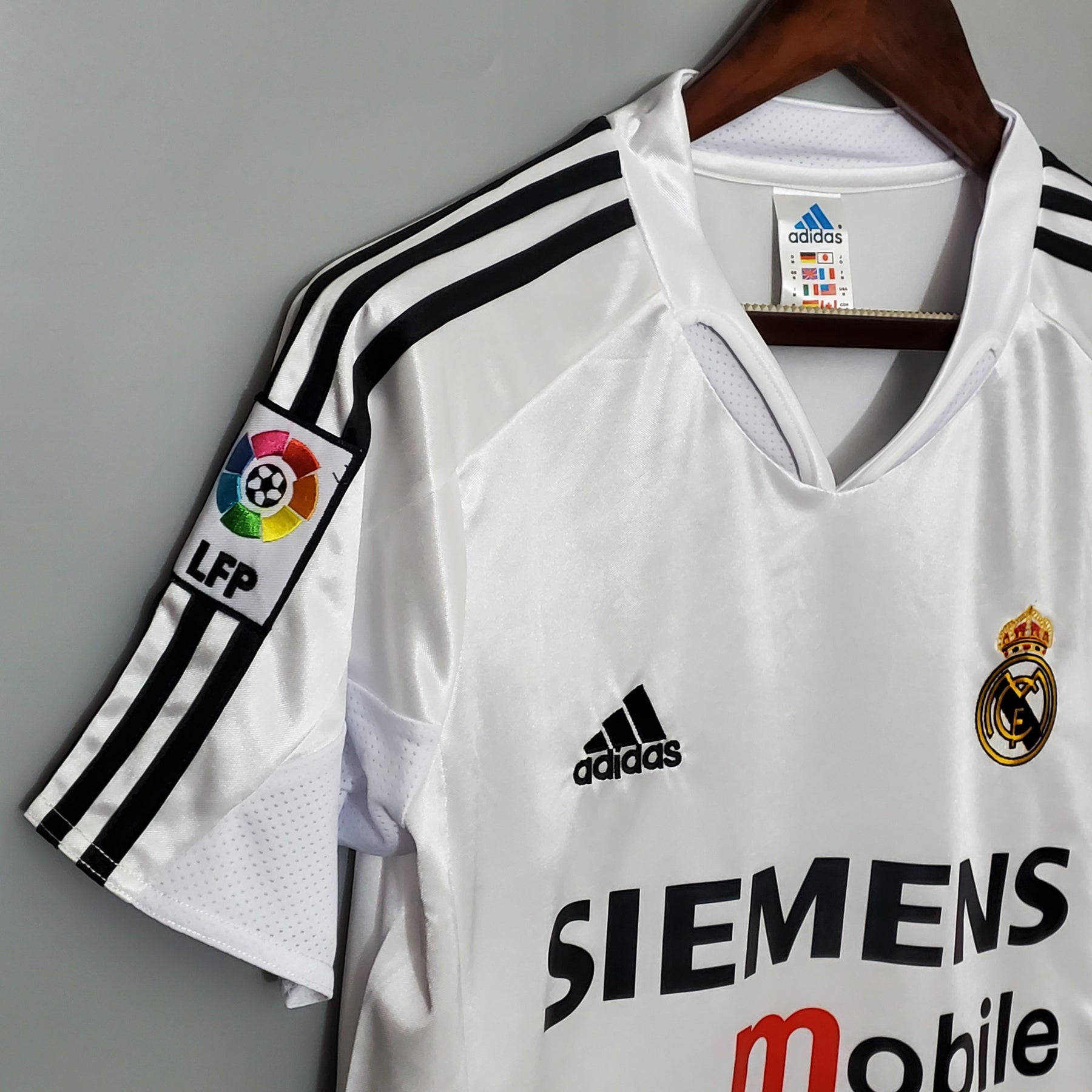 Camisa Real Madrid I - 2004/05 Retrô Branca