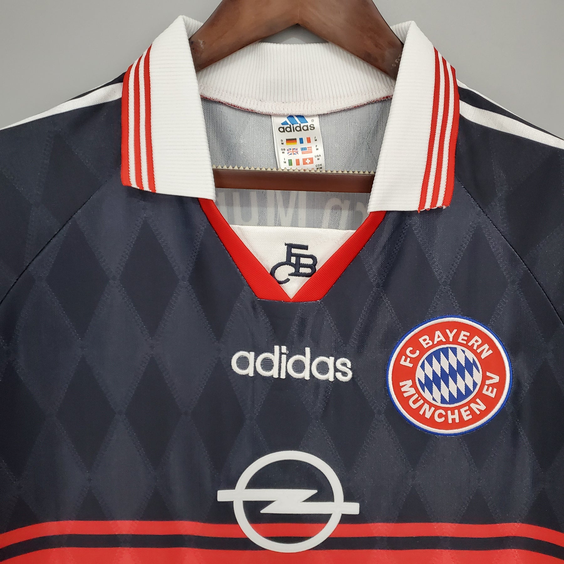 Camisa Adidas Bayern Munich I - 1997/98 Retrô