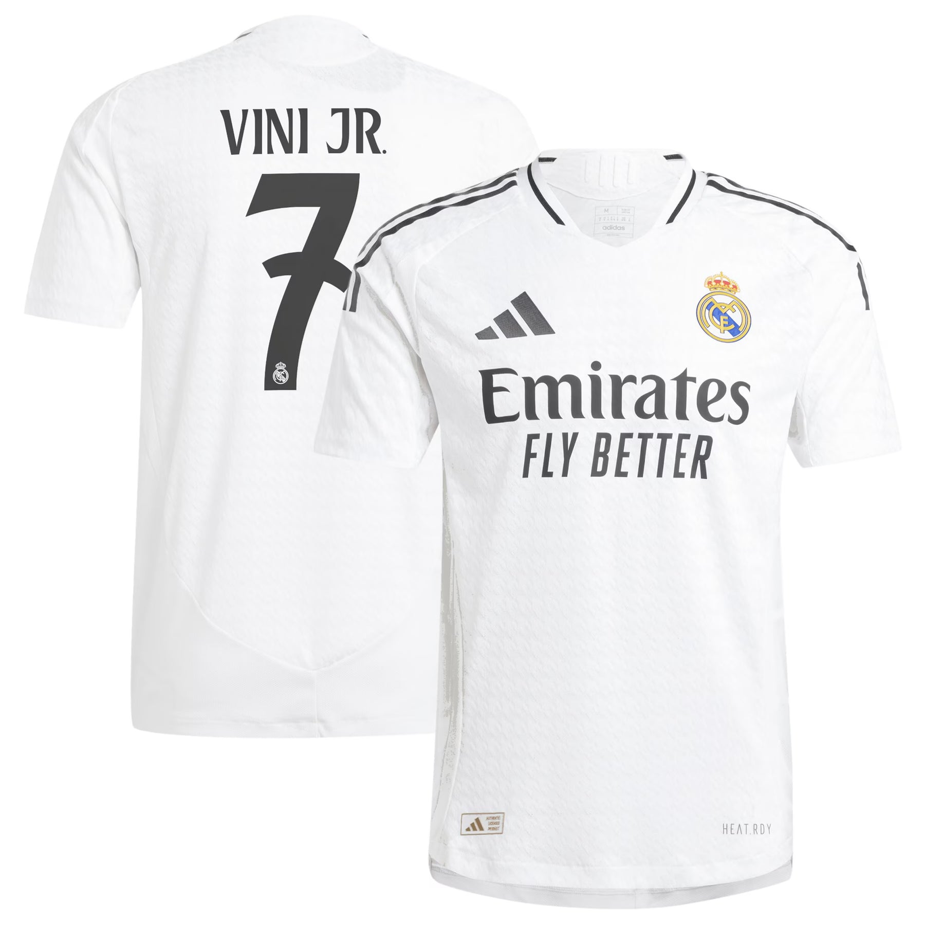 Camisa Real Madrid I - 2024/25 - Vini Jr. N° 7