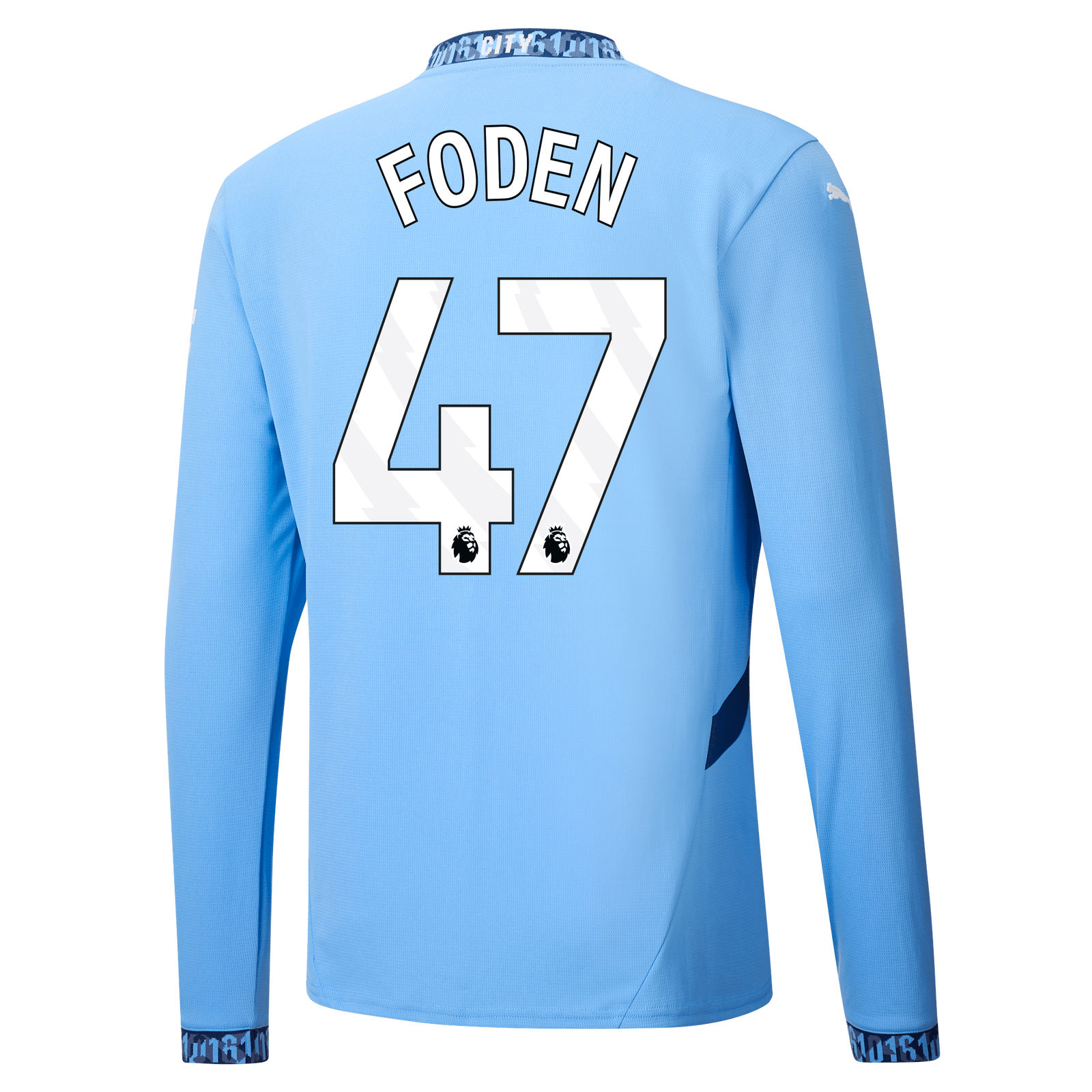 Camisa Manchester City I Manga Longa - 2024/25 - Foden (47)
