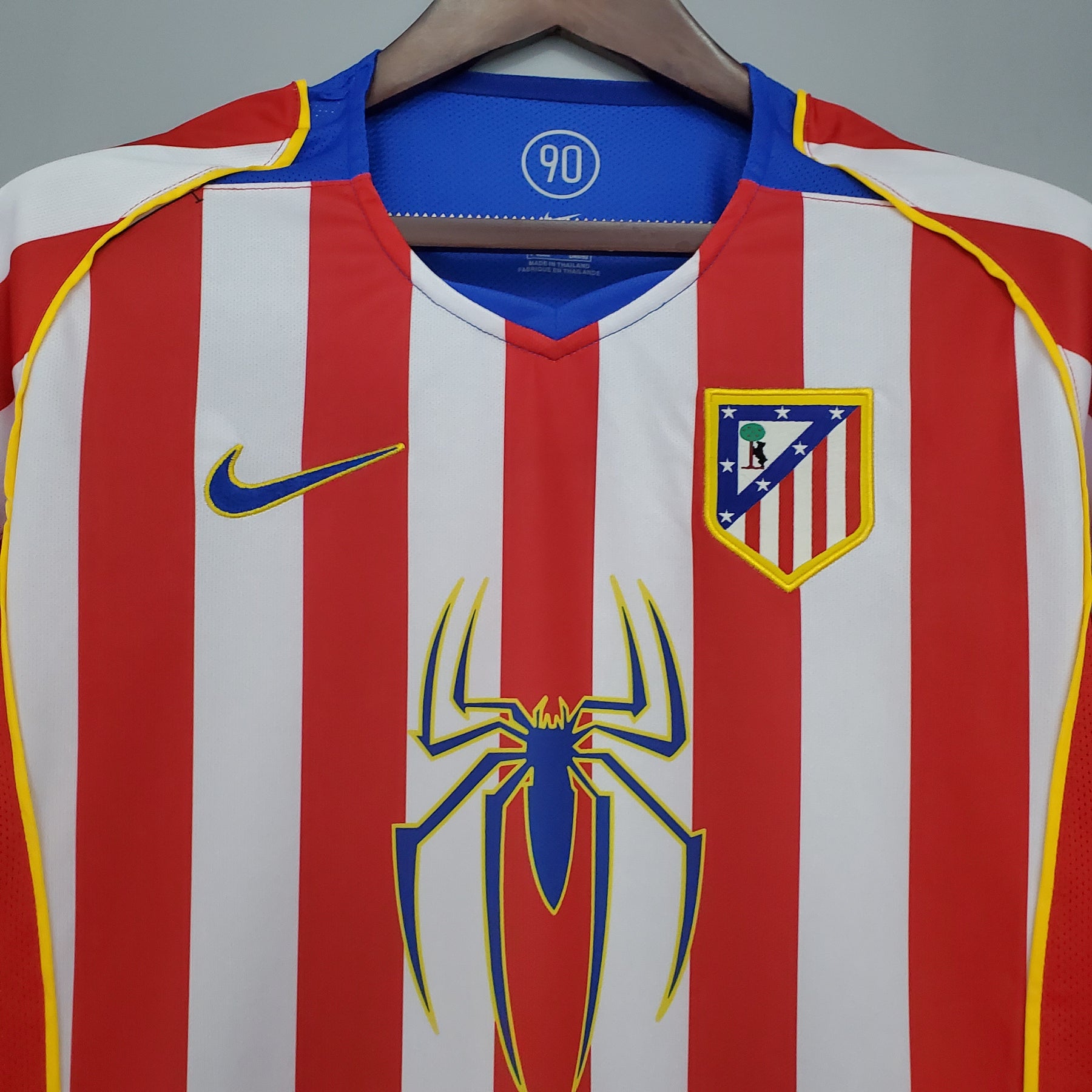 Camisa Atlético de Madrid I - 2004/05 Retrô