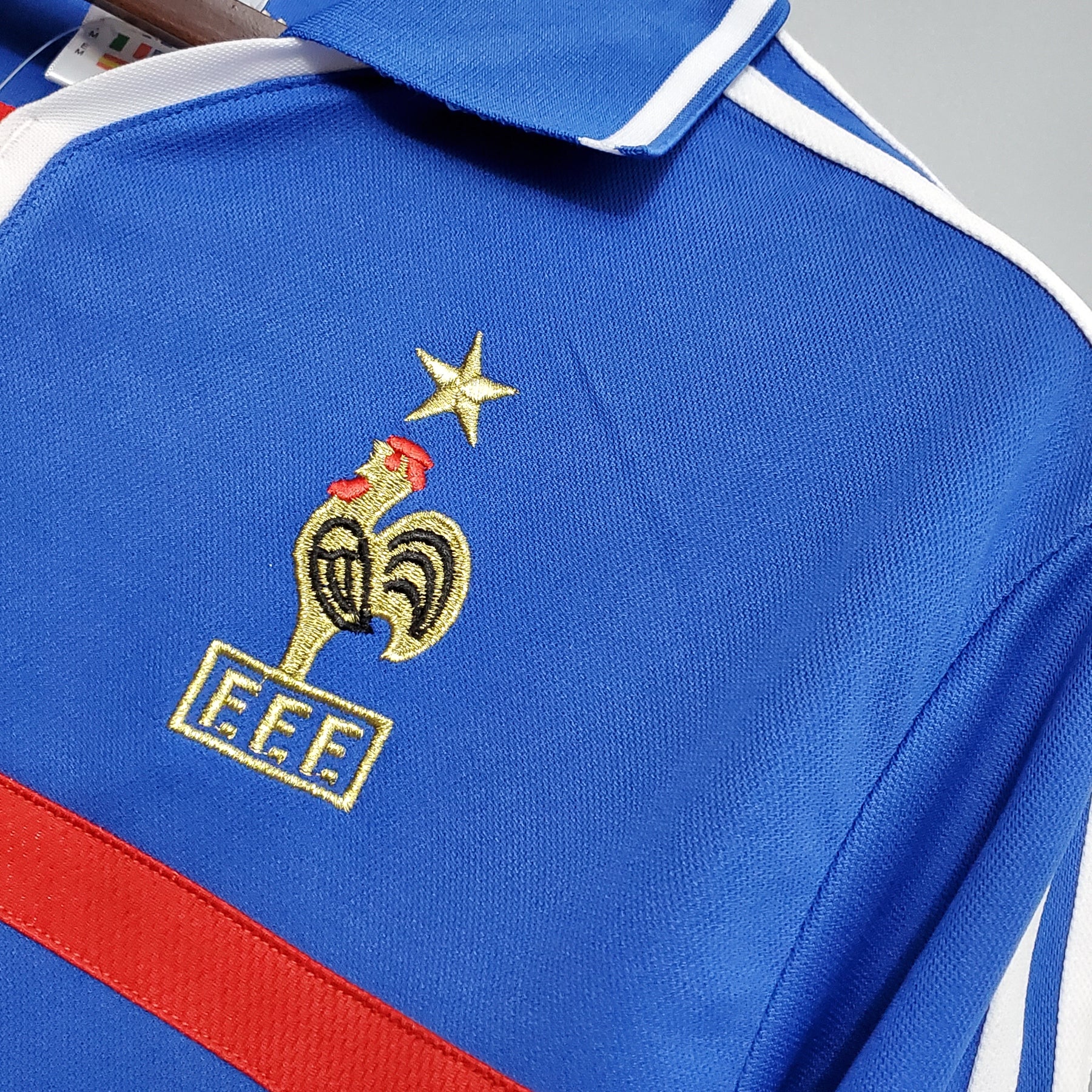 Camisa Adidas França I - 2000 Retrô