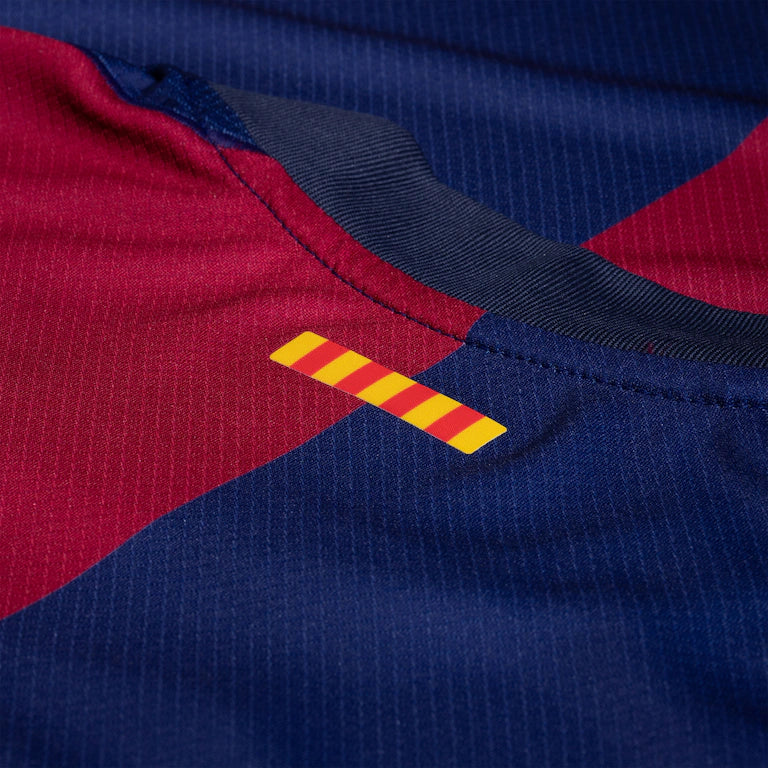 Camisa Barcelona I - 2024/25 Azul e Vermelha