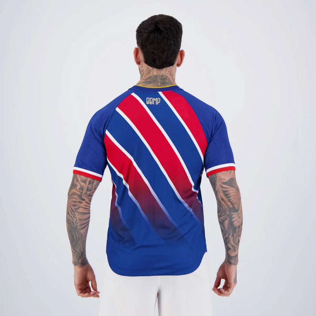 Camisa Bahia II - 2024/25 Azul e Vermelha