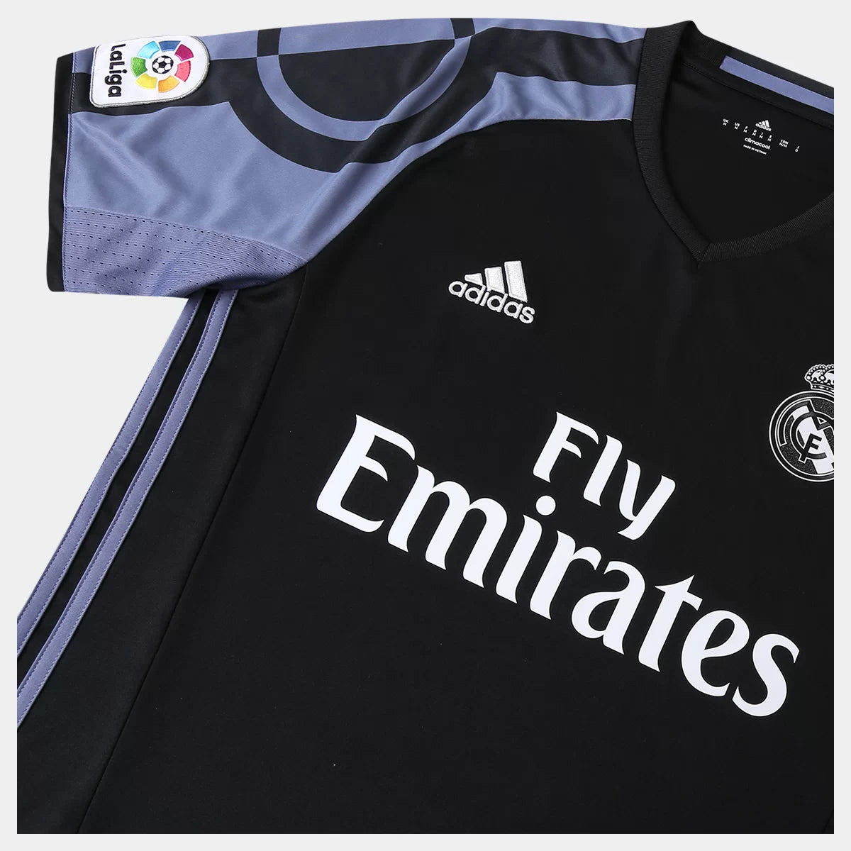 Camisa Real Madrid III - 2016/17 Retrô Preta