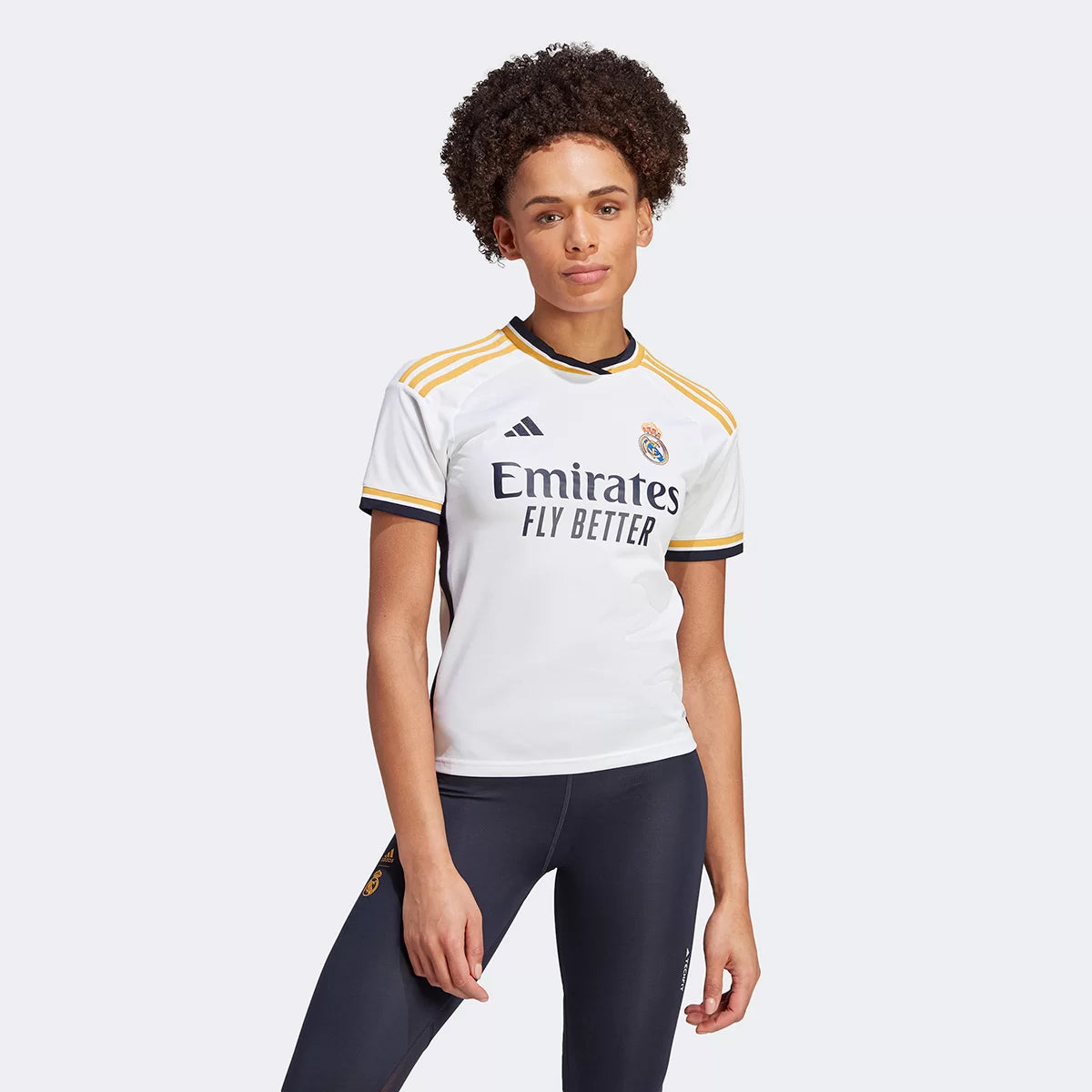 Camisa Feminina Real Madrid I - 2023/24 Branca