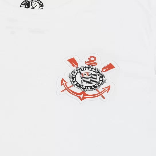 Camisa Feminina Corinthians I - 2024/25 Branca e Preta