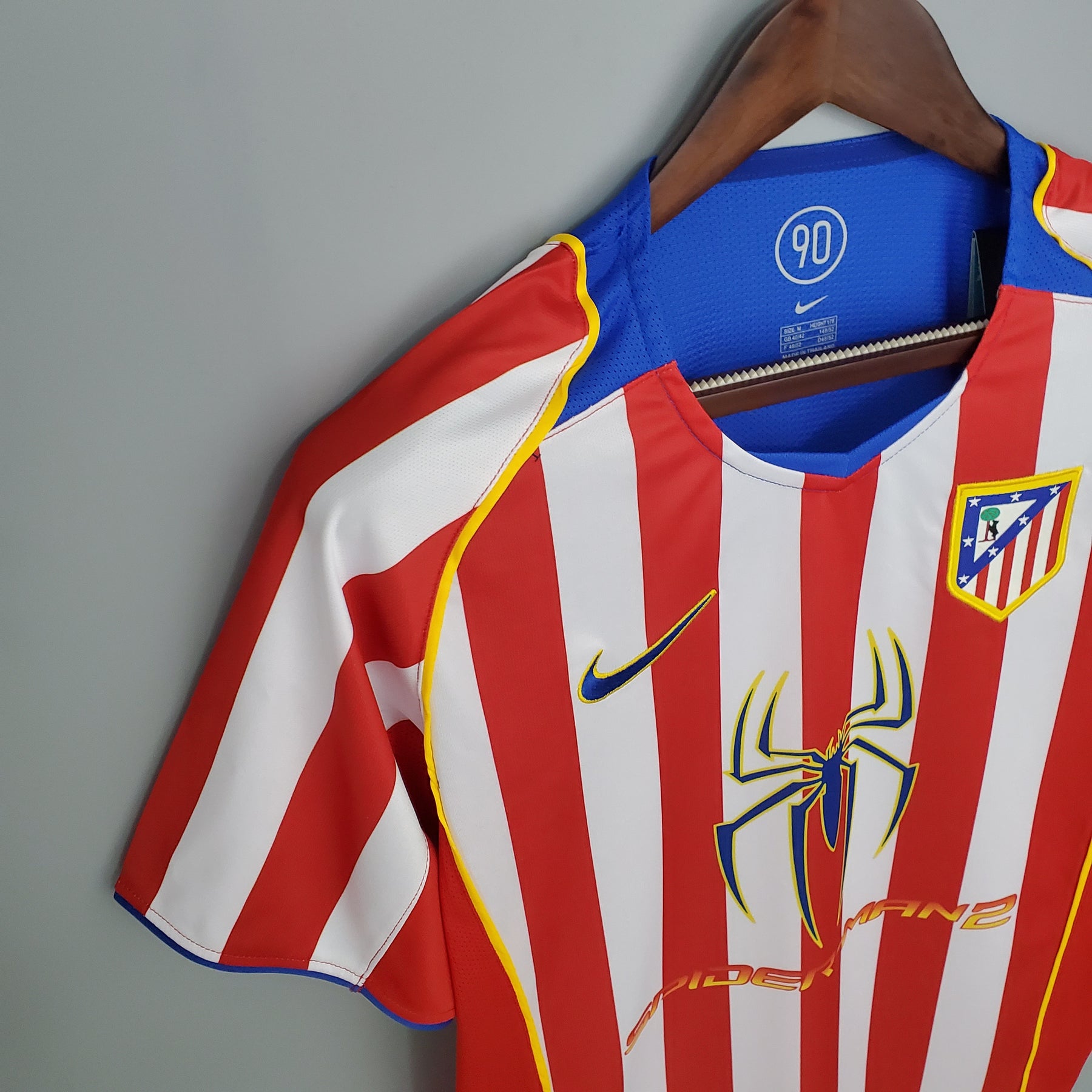 Camisa Atlético de Madrid I - 2004/05 Retrô