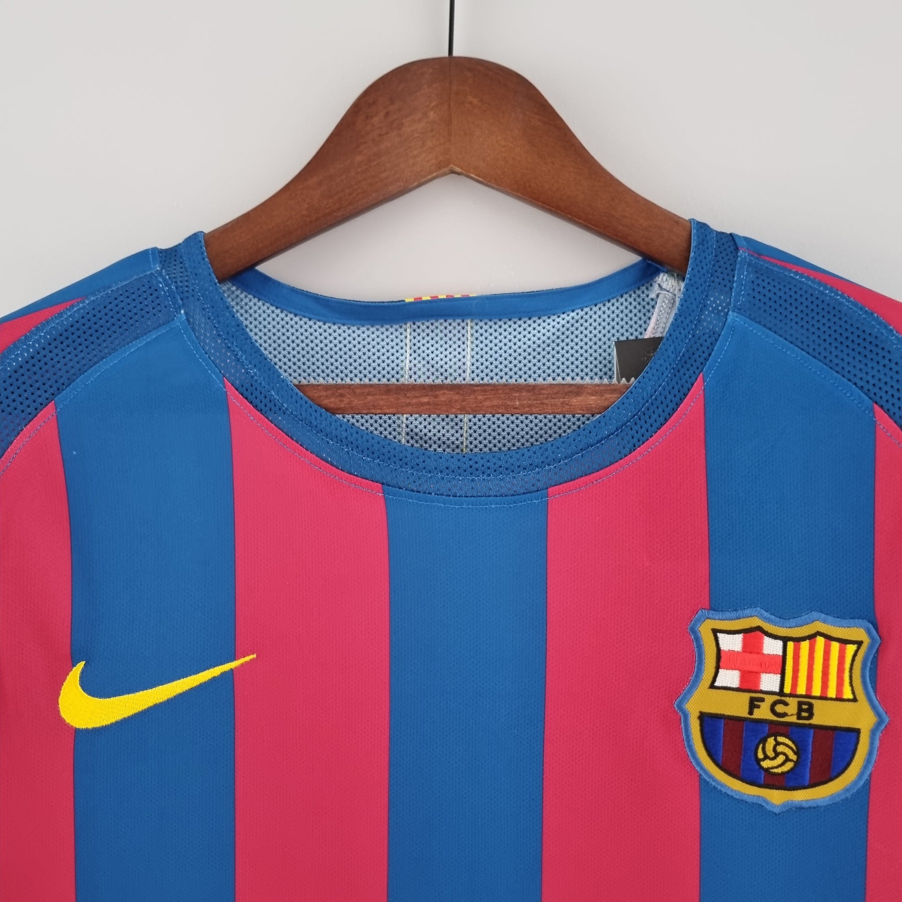 Camisa Manga Longa Barcelona I - 2005/06 Retrô