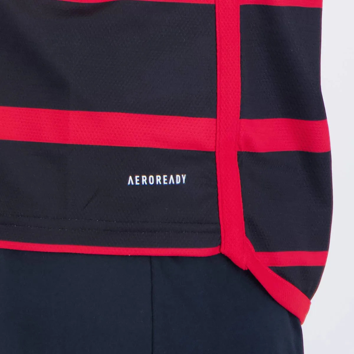 Camisa Com patrocínios Flamengo I - 2024/25 Preta e Vermelha