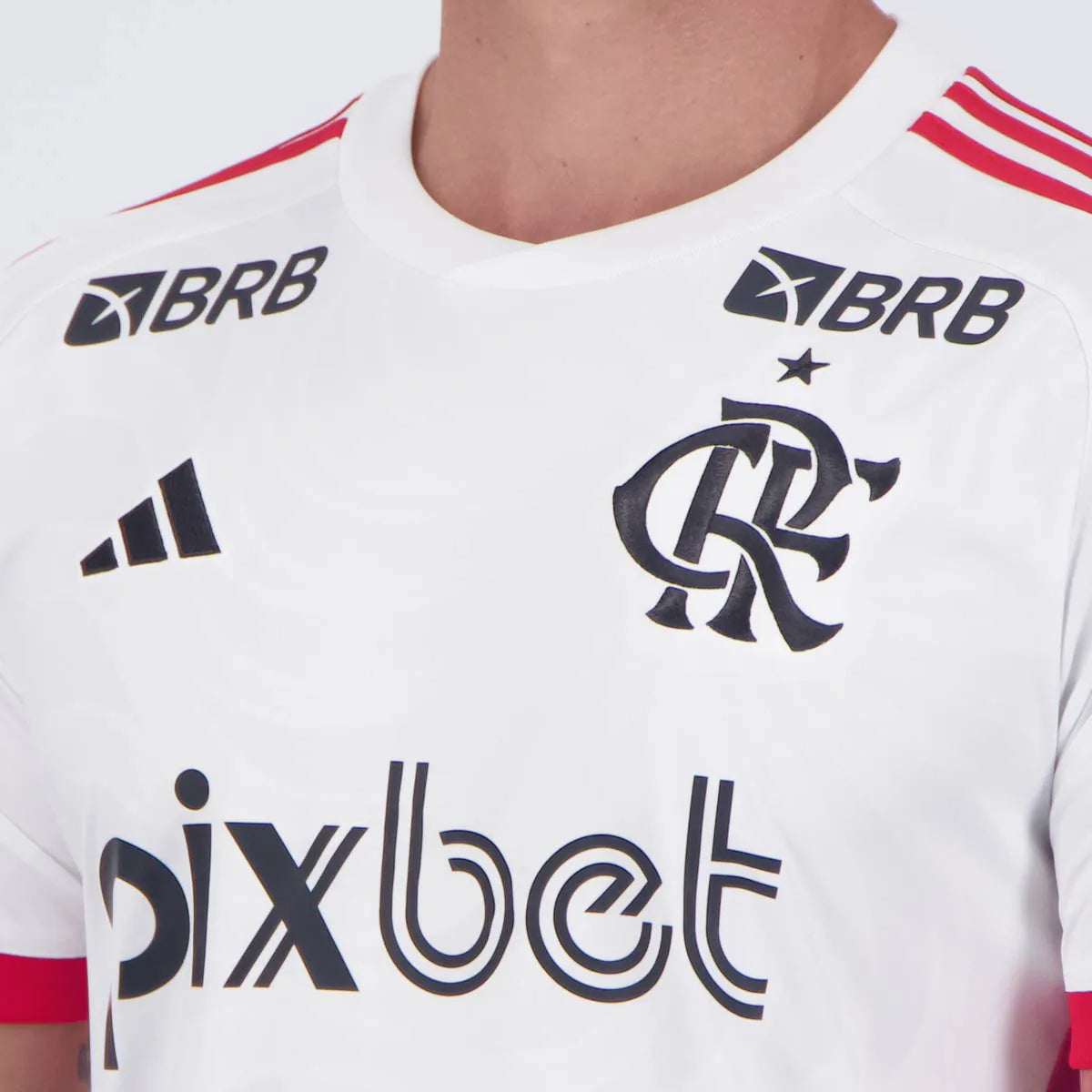 Camisa Com patrocínios Flamengo II - 2024/25 Branca