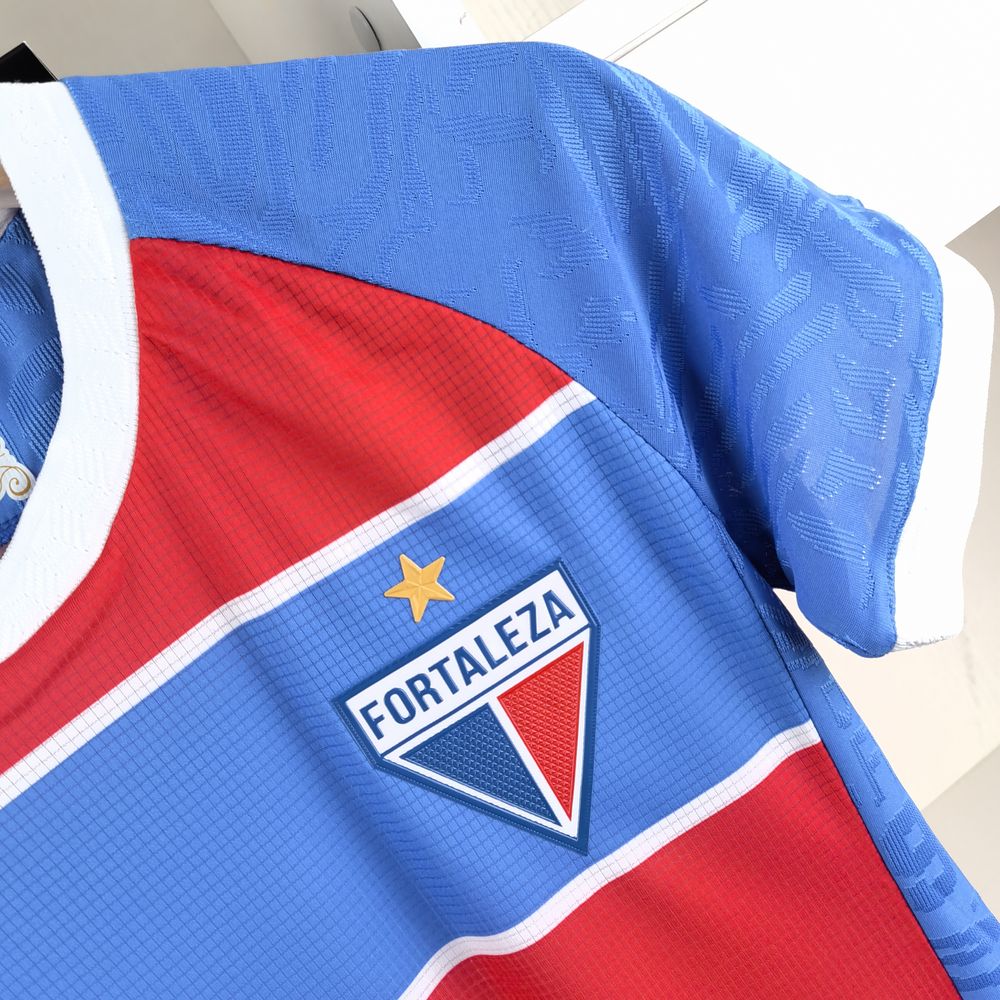 Camisa Feminina Fortaleza I - 2024/25 Azul e Vermelha