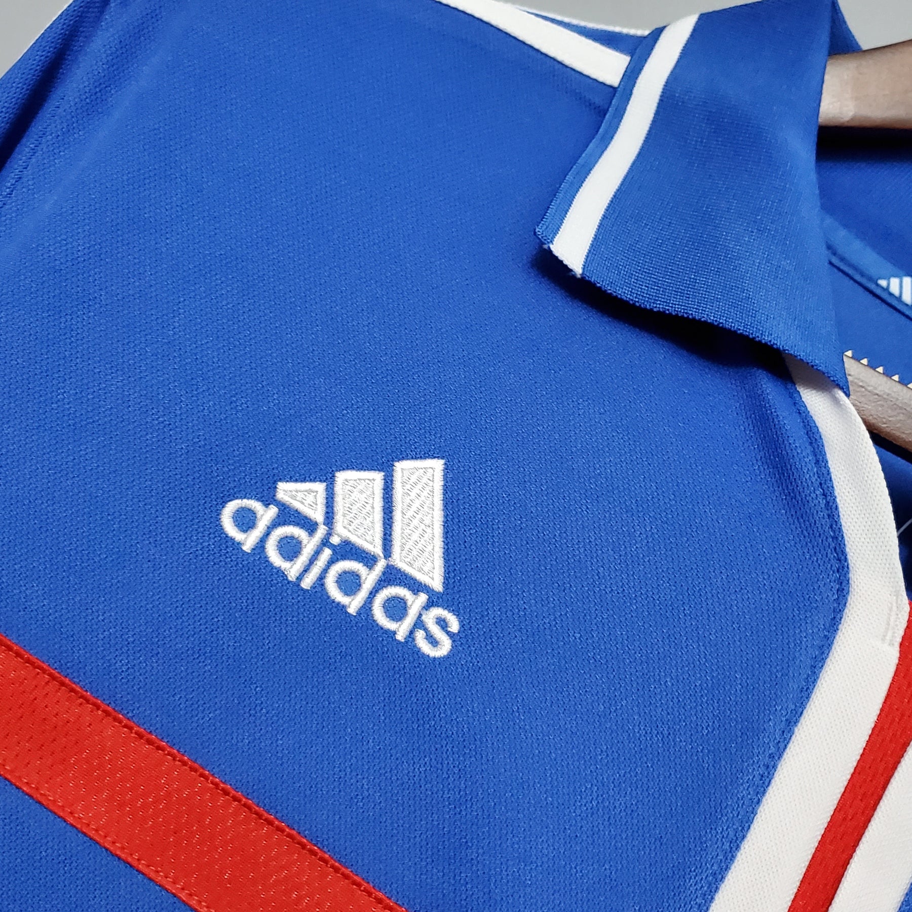 Camisa Adidas França I - 2000 Retrô