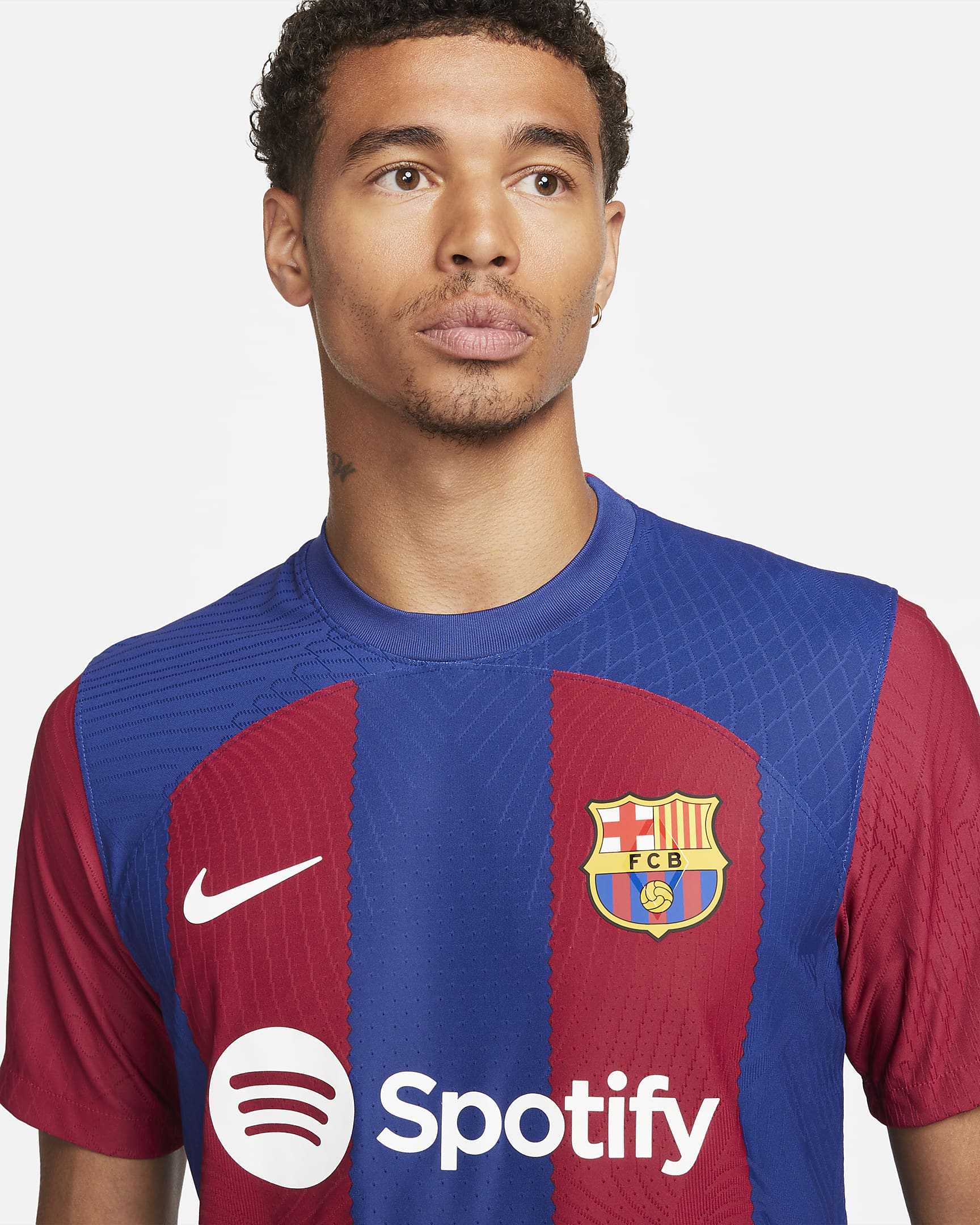 Camisa Barcelona I - 2023/24 Azul e Vermelha