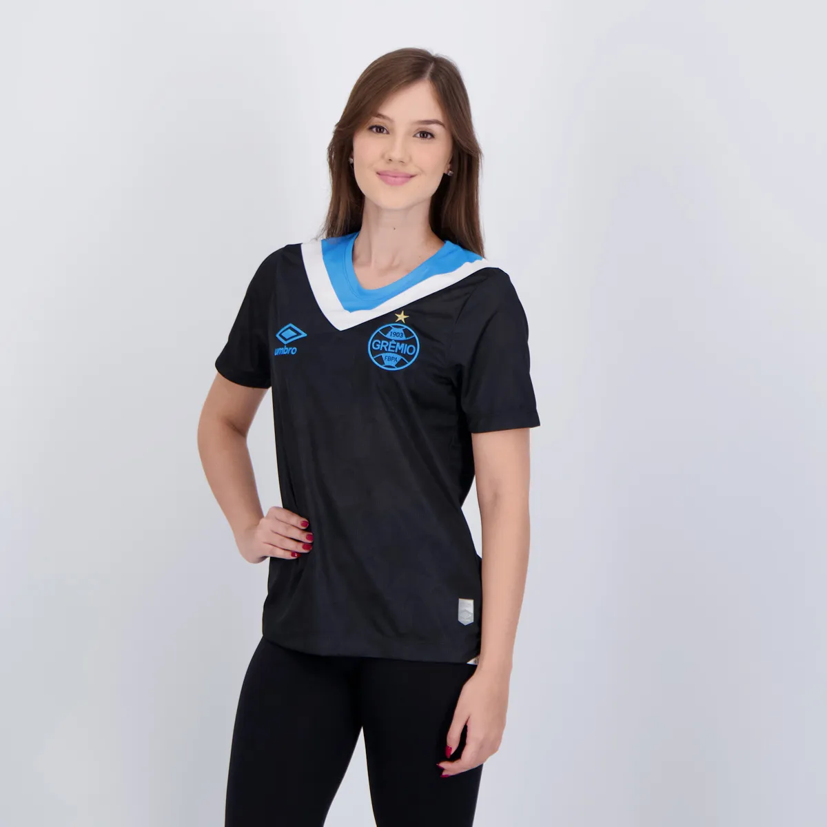 Camisa Feminina Grêmio III - 2024/25 Preta