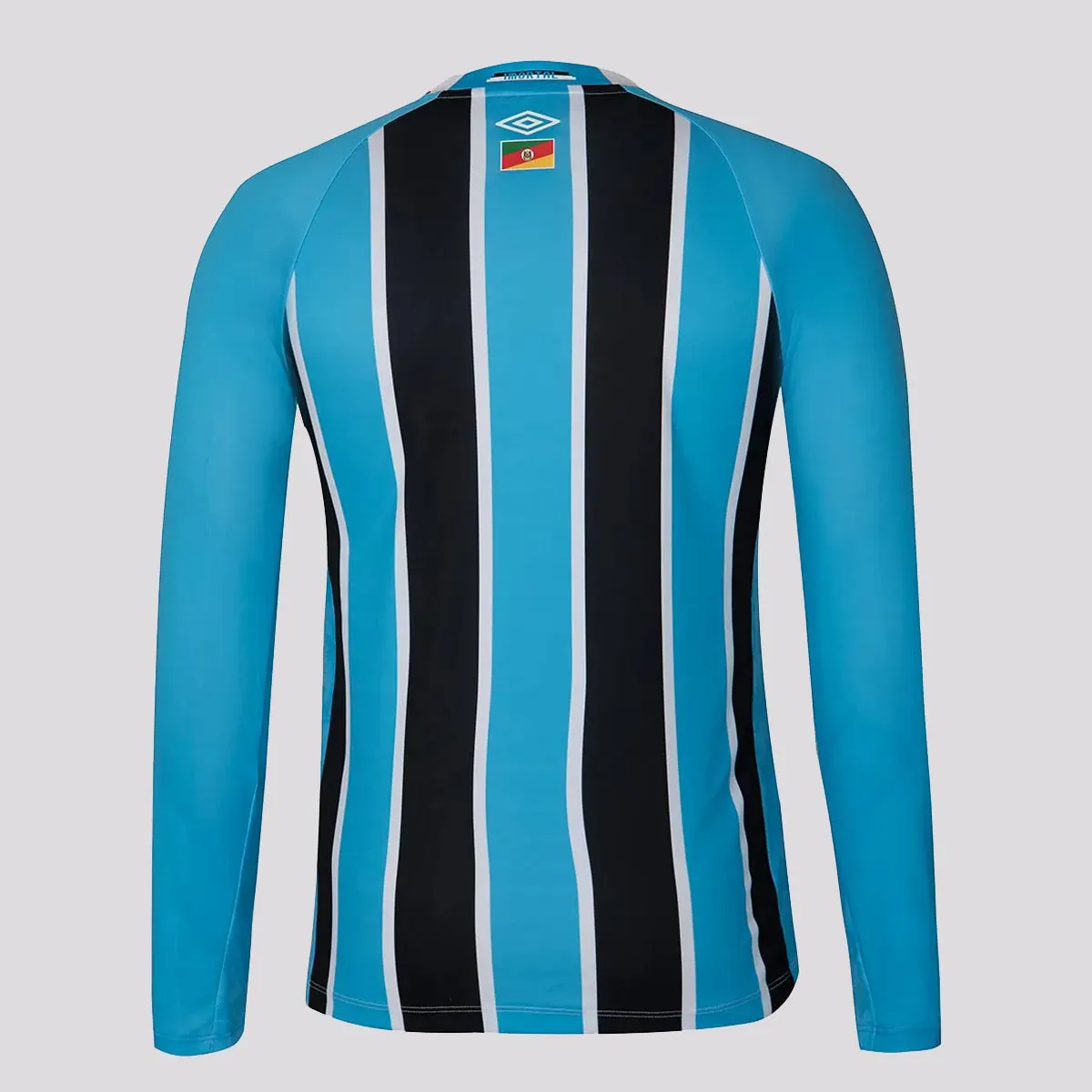 Camisa Manga Longa Grêmio I - 2025/26 Azul e Preta