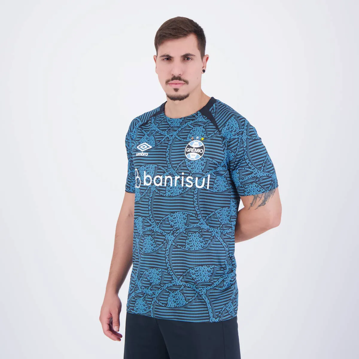 Camisa Aquecimento Grêmio - 2024/25 Azul