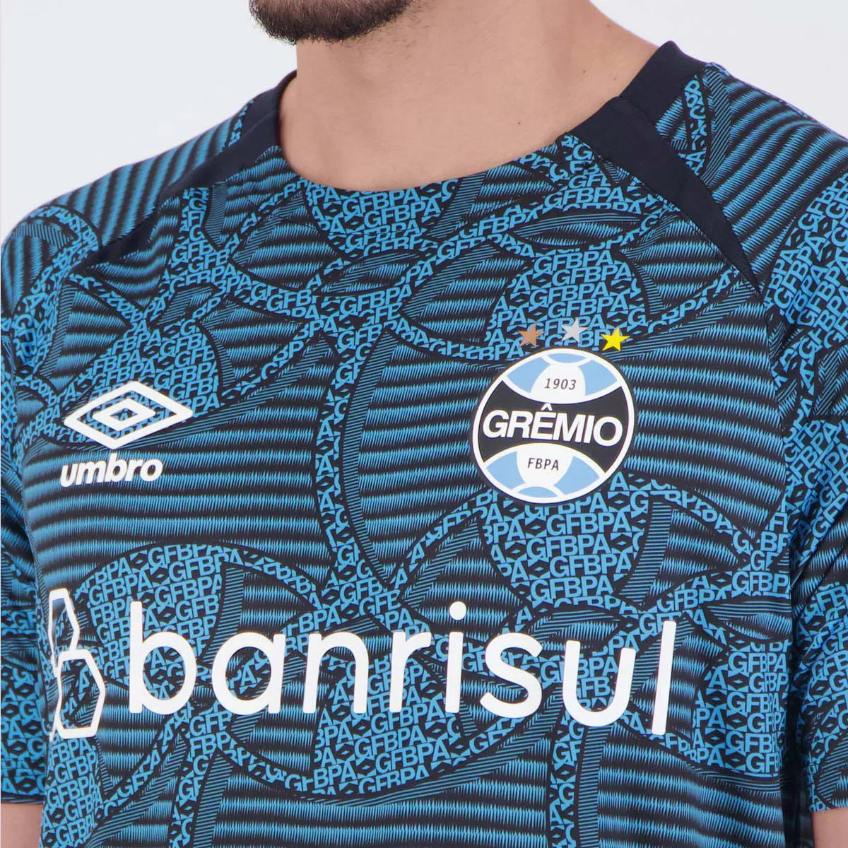 Camisa Aquecimento Grêmio - 2024/25 Azul