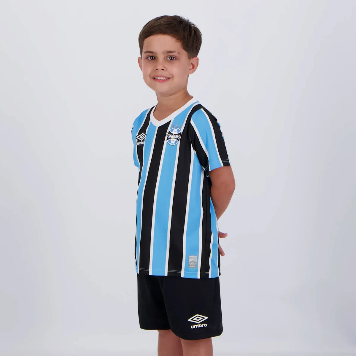 Kit Infantil Grêmio I - 2024/25 Tricolor