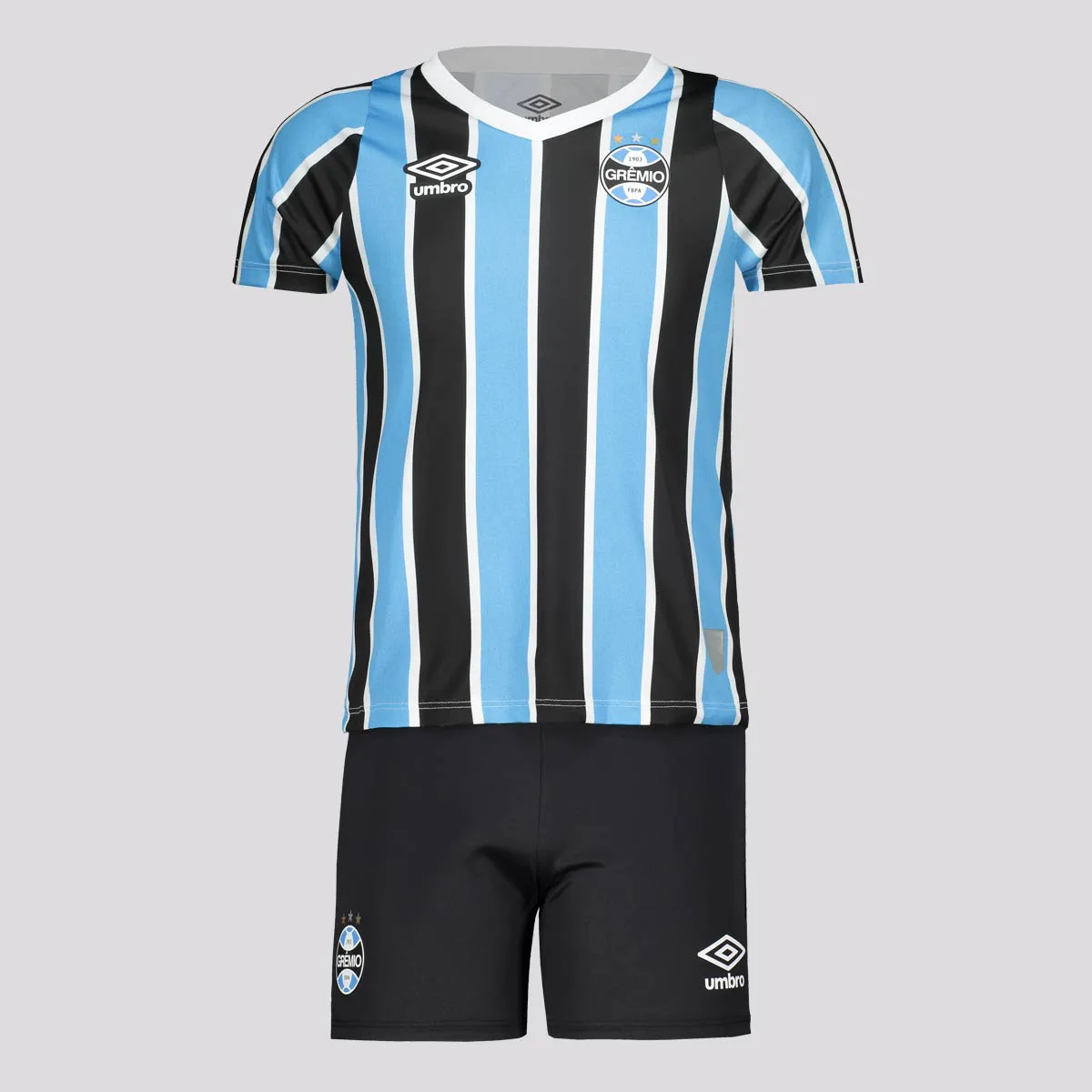 Kit Infantil Grêmio I - 2024/25 Tricolor