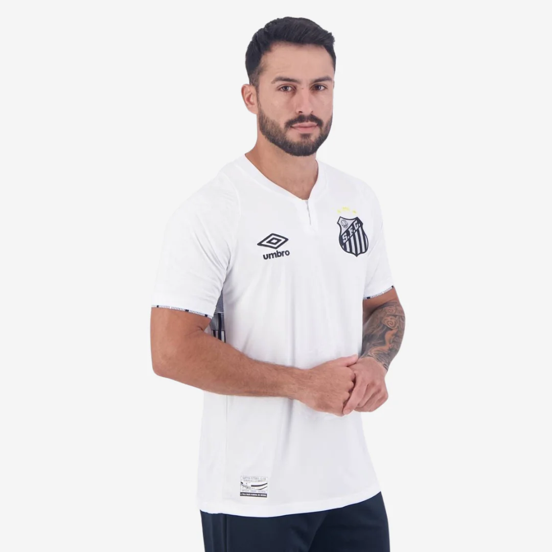 Camisa Neymar Santos I - 2024/25 Branca