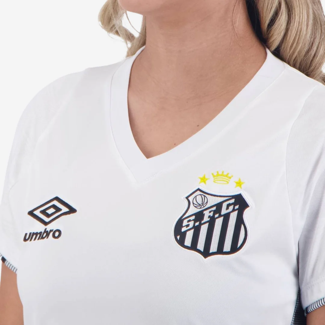 Camisa Feminina Santos I - 2024/25 Branca