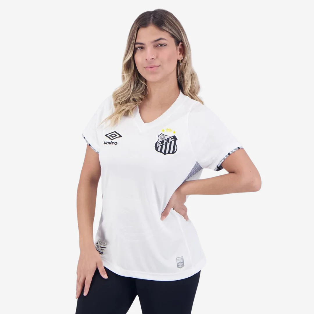 Camisa Feminina Santos I - 2024/25 Branca