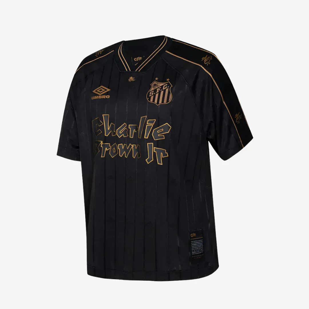 Camisa Santos Charlie Brown Junior - 2024/25 Preta