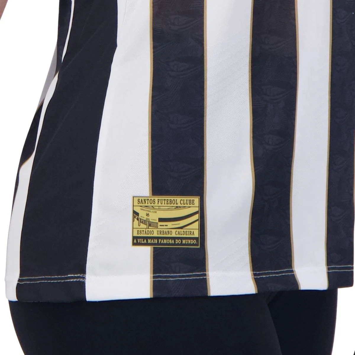 Camisa Feminina Santos II - 2024/25 Branca e Preta