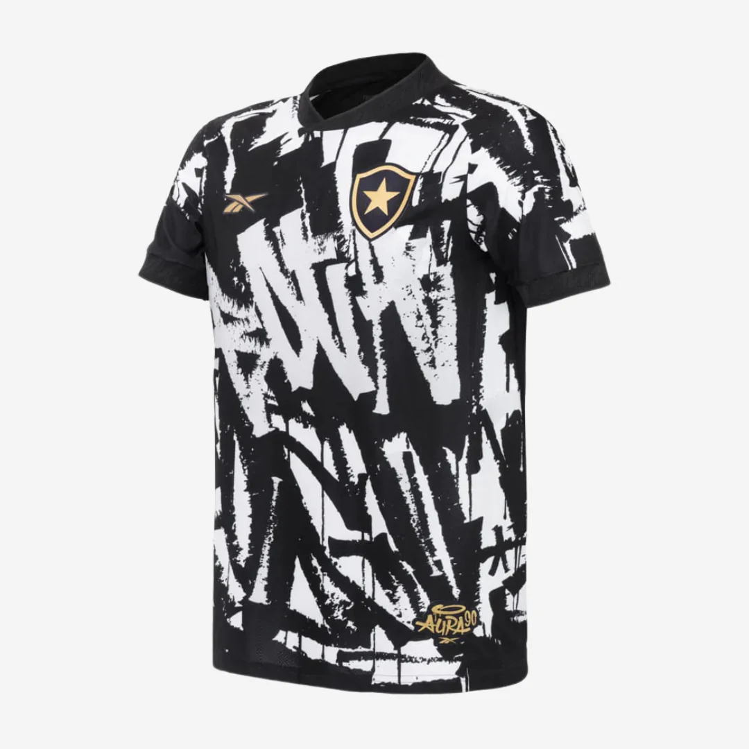 Camisa Botafogo 4th - 2025/26 Preta e Branca