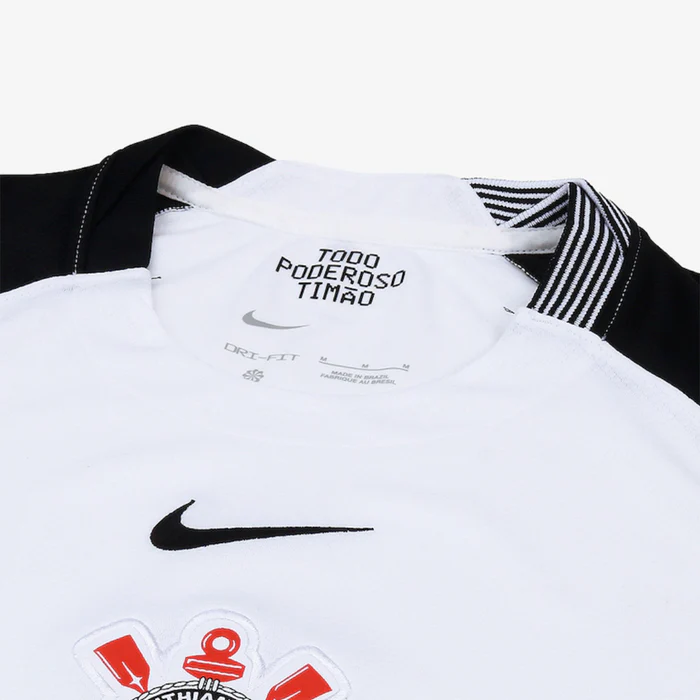 Kit Infantil Corinthians I - 2025/26 Branco e Preto