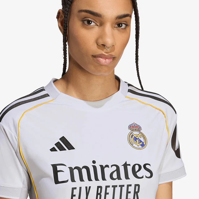 Camisa Feminina Real Madrid I - 2025/26 Branca