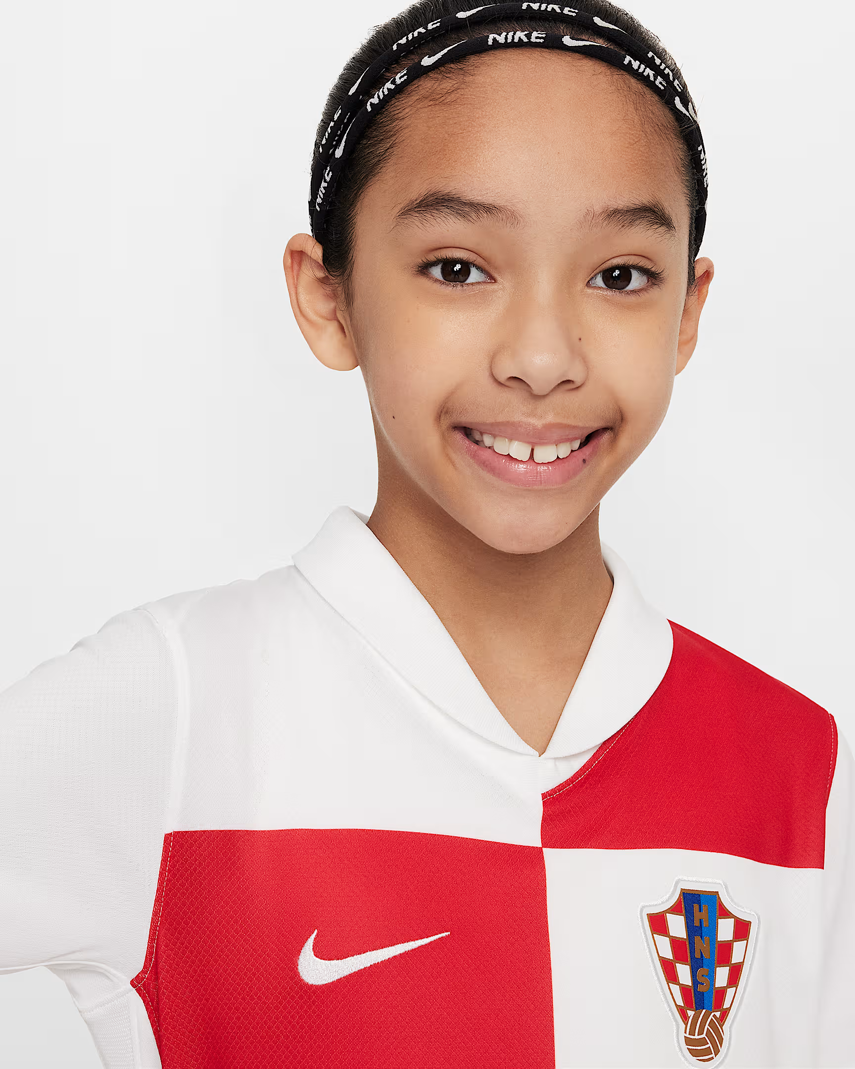 Kit Infantil Croácia I - 2024/25 Branca e Vermelha