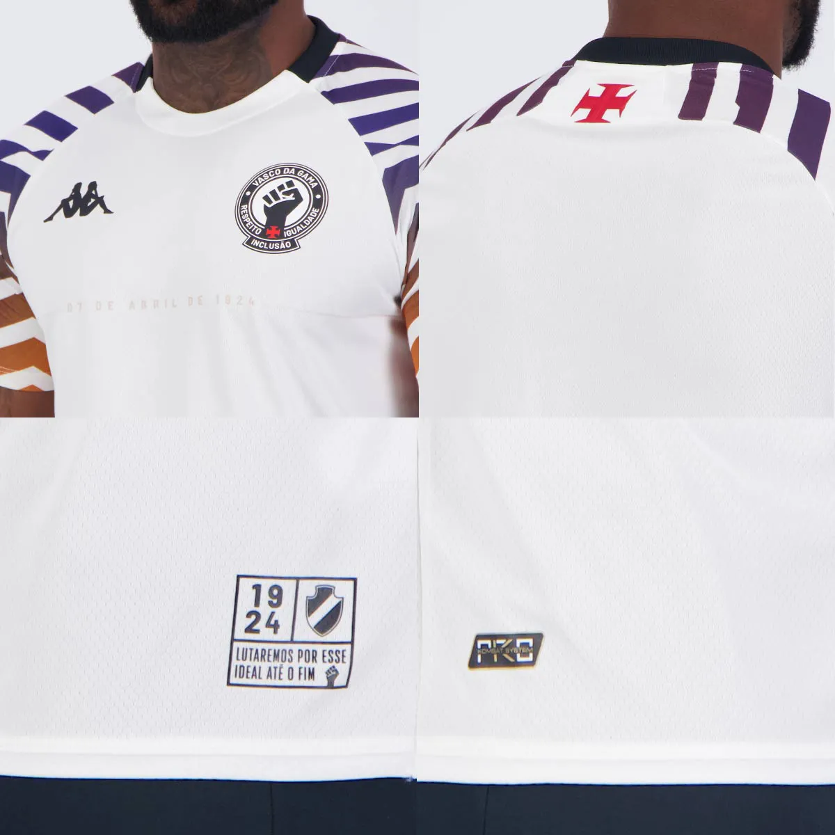Camisa Vasco Aquecimento - 2024/25 Branca