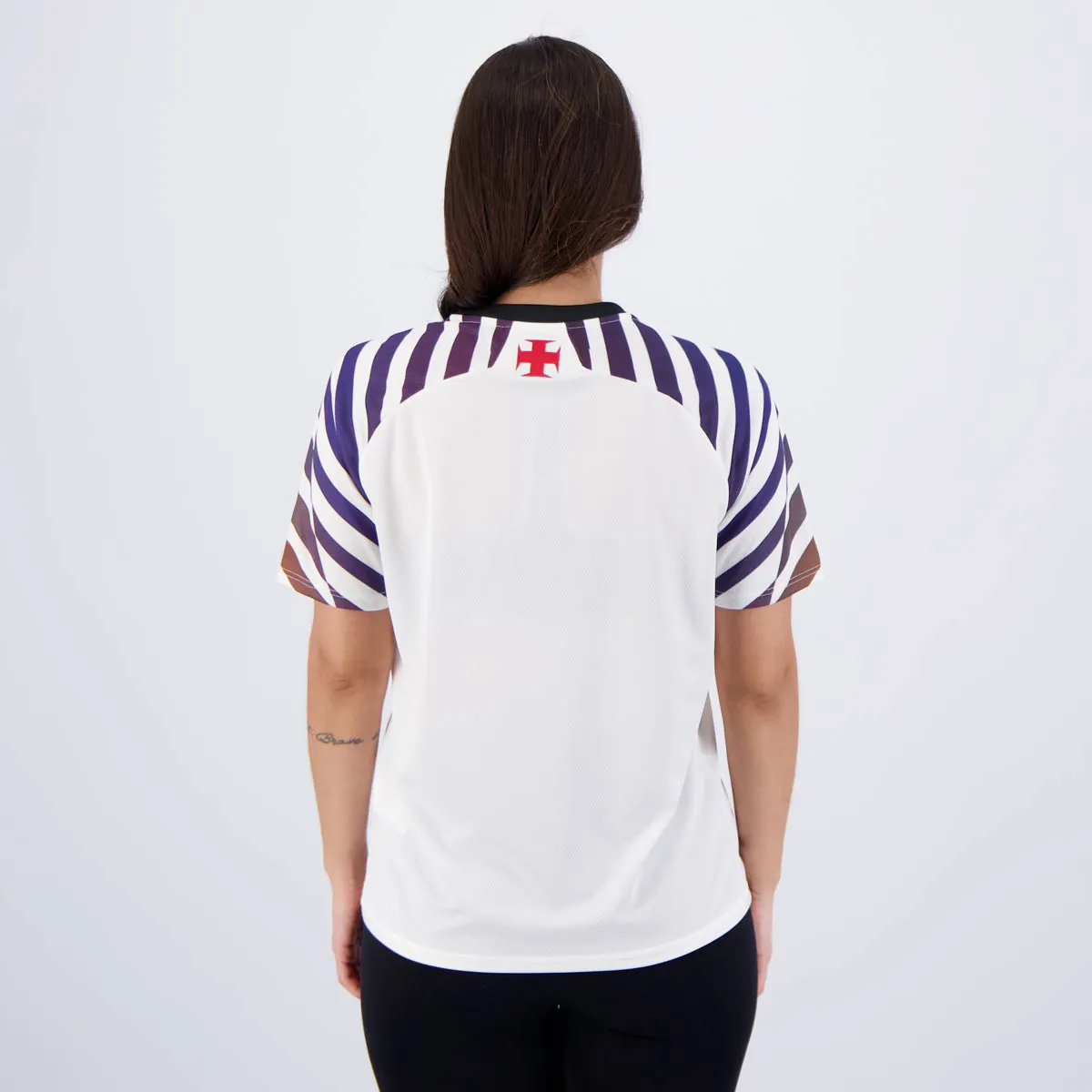 Camisa Feminina Vasco Aquecimento - 2024/25 Branca