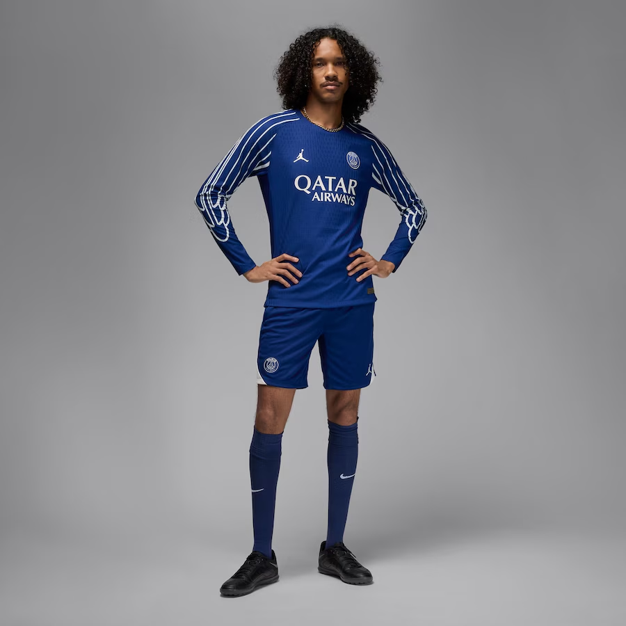 Camisa Jogador Manga Longa PSG IV - 2024/25 Azul