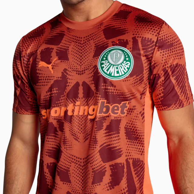 Camisa Palmeiras Goleiro II - 2025/26 Vermelha