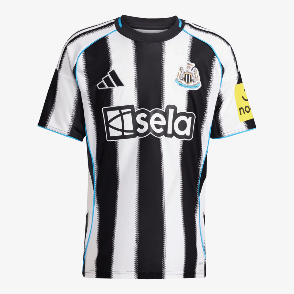Camisa Newcastle I - 2025/26 Branca e Preta