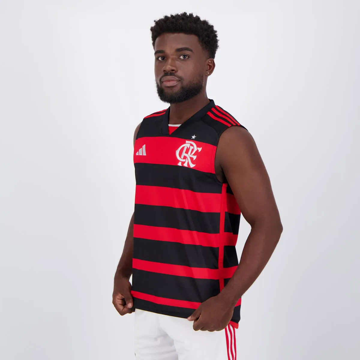 Regata Flamengo I - 2024/25 Preta e Vermelha