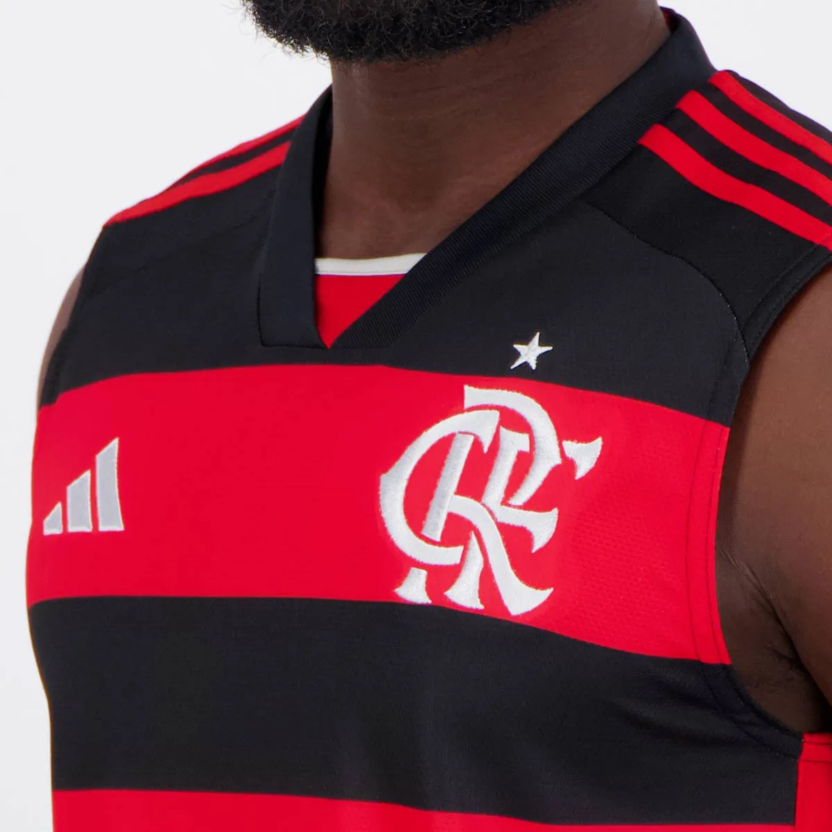 Regata Flamengo I - 2024/25 Preta e Vermelha