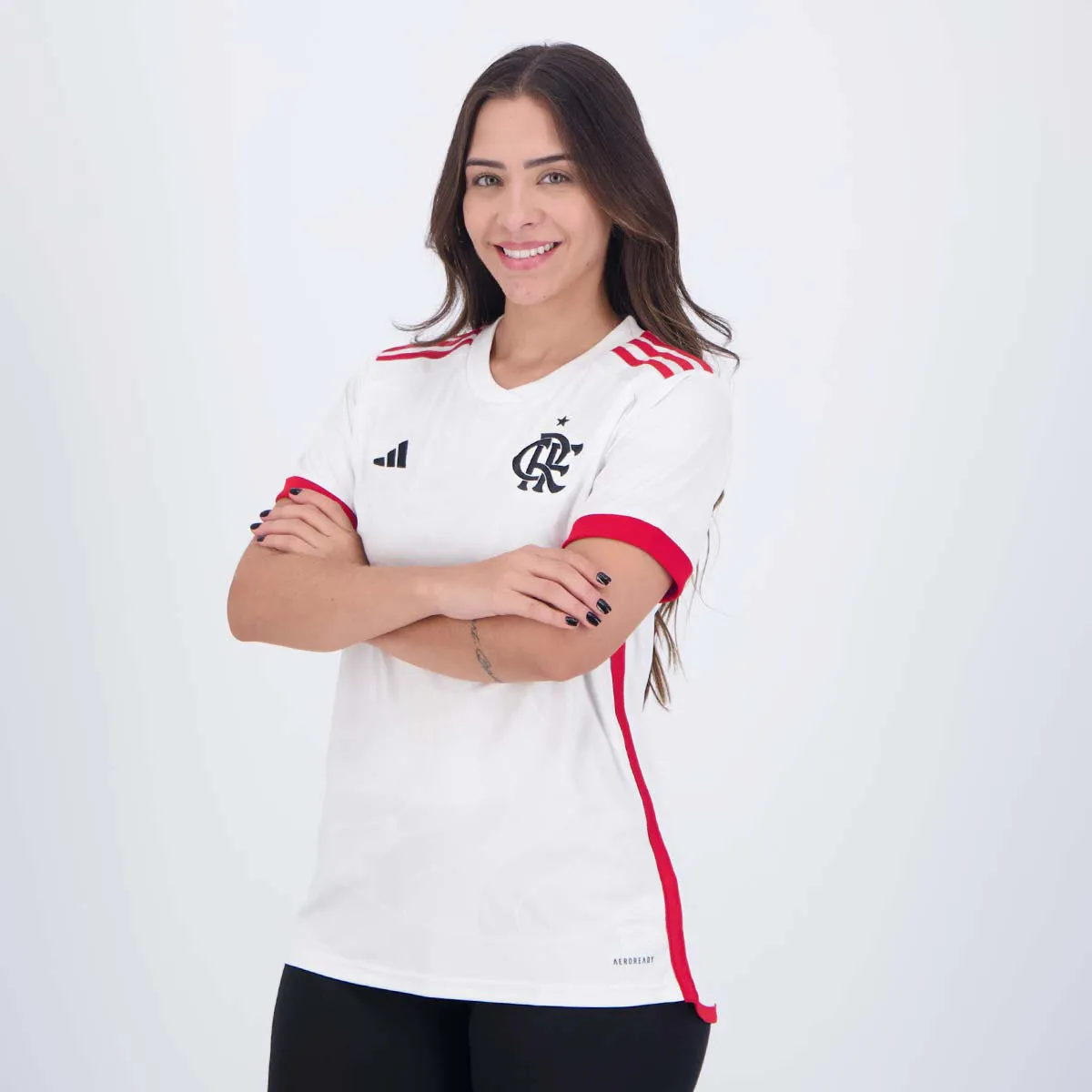 Camisa Feminina Flamengo II - 2024/25 Branca