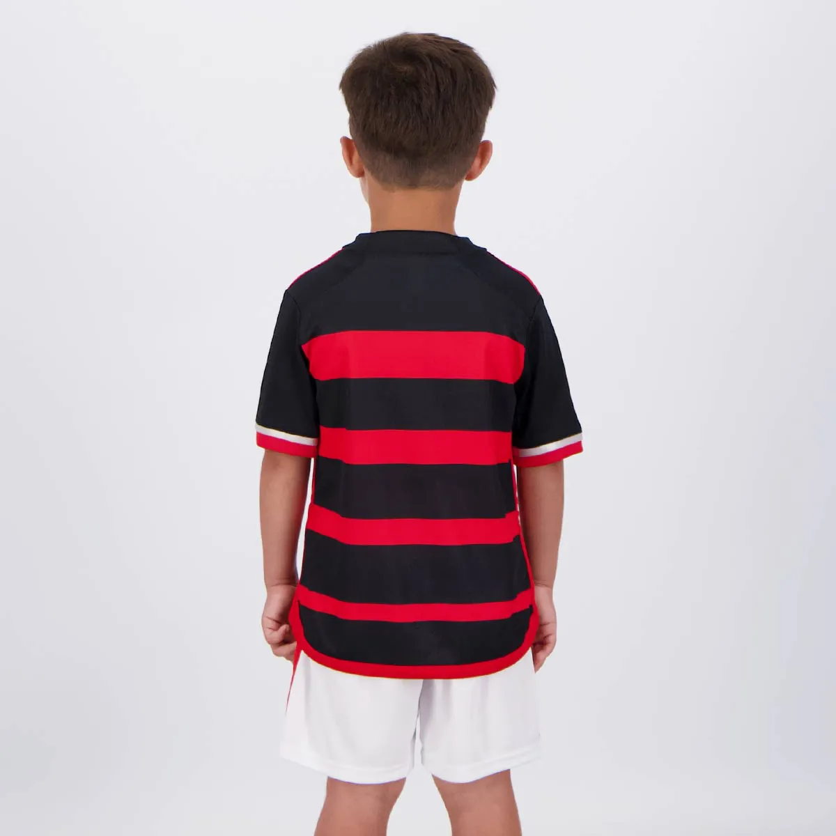 Kit Infantil Flamengo I - 2024/25 Preta e Vermelha