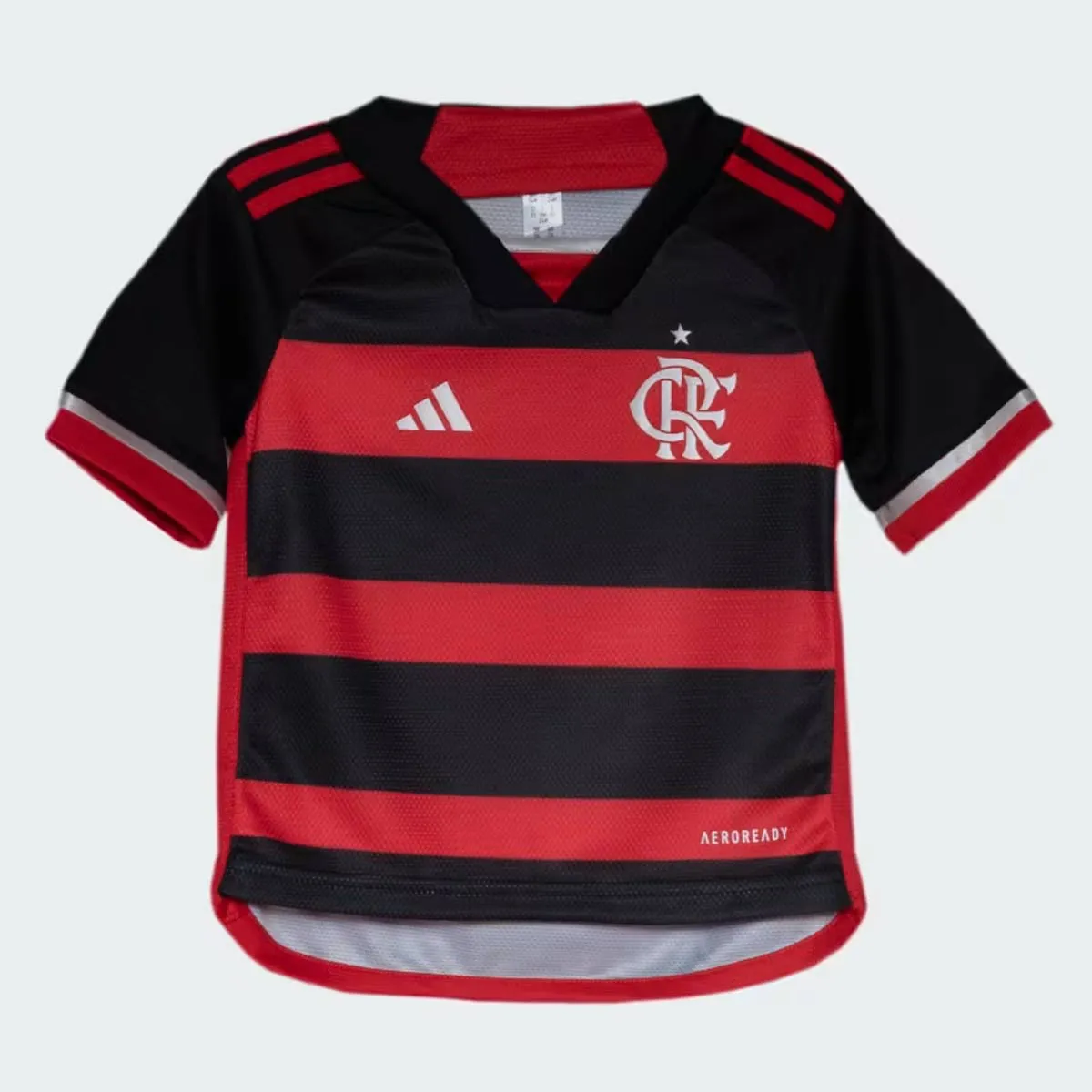 Kit Infantil Flamengo I - 2024/25 Preta e Vermelha