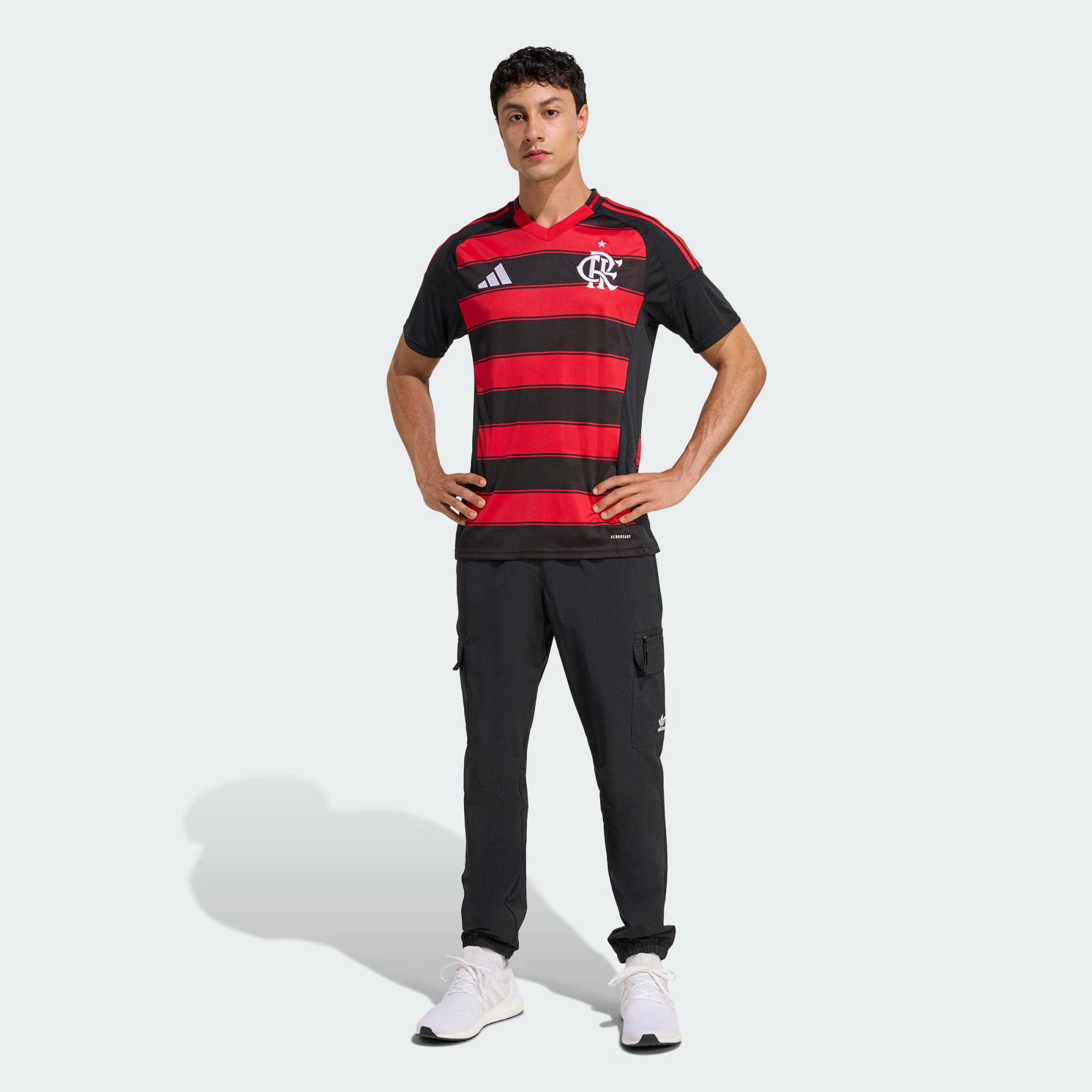 Camisa Flamengo I - 2025/26 Preta e Vermelha