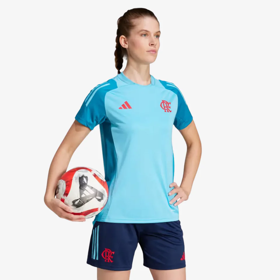 Camisa Feminina Flamengo Treino - 2025/26 Azul