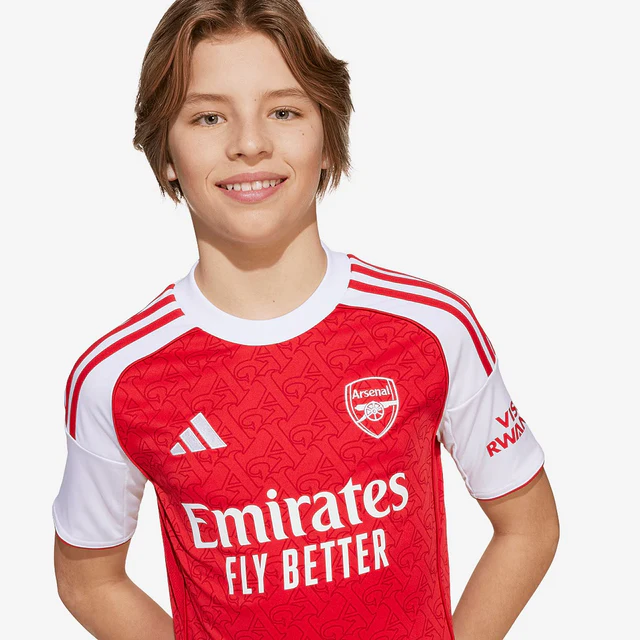 Kit Infantil Arsenal I - 2025/26 Vermelha