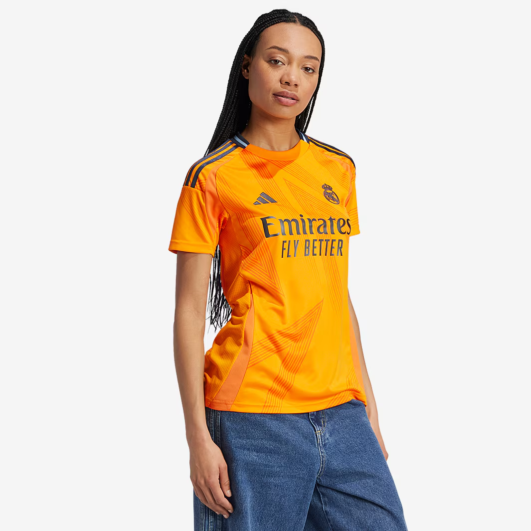 Camisa Feminina Real Madrid II - 2024/25 Laranja