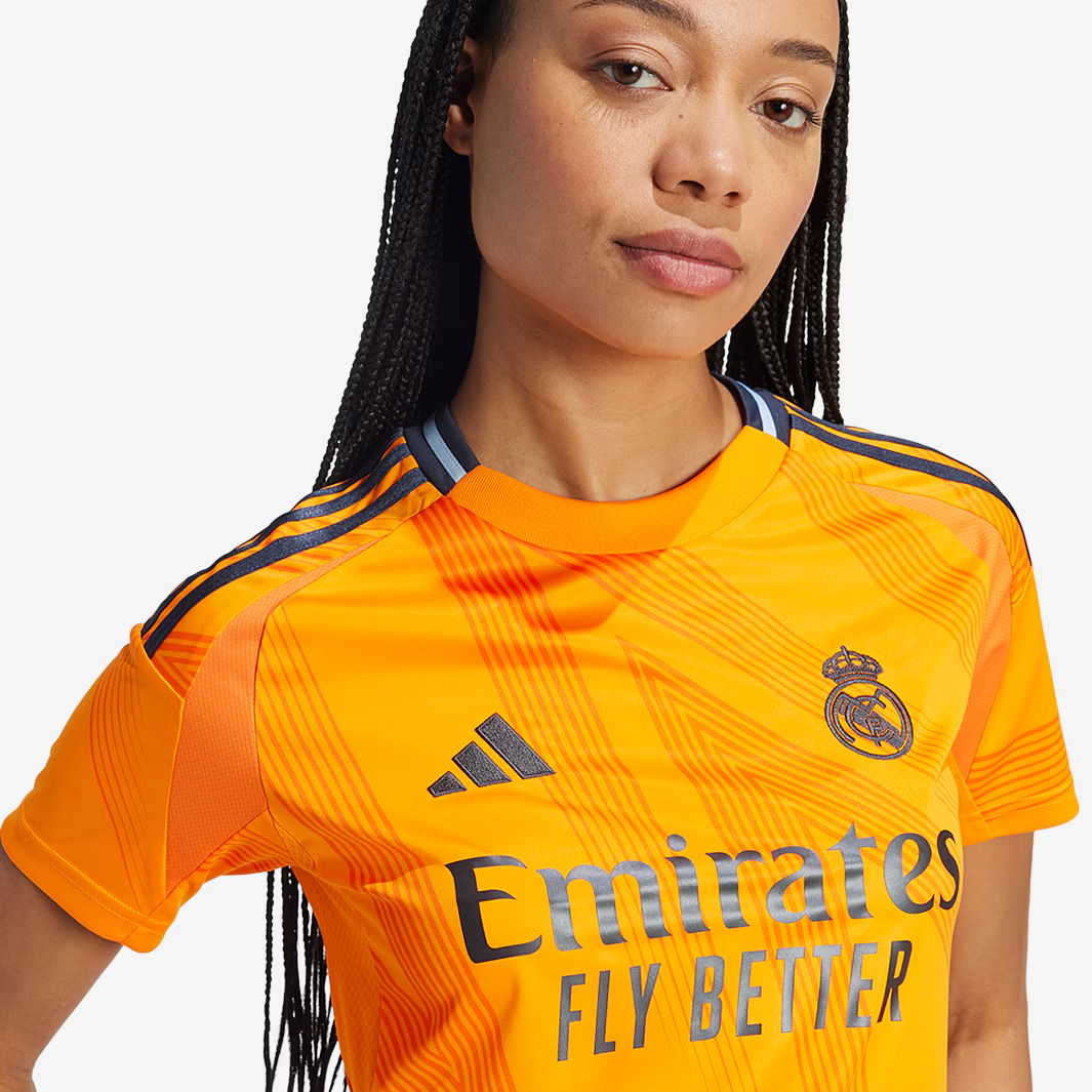 Camisa Feminina Real Madrid II - 2024/25 Laranja